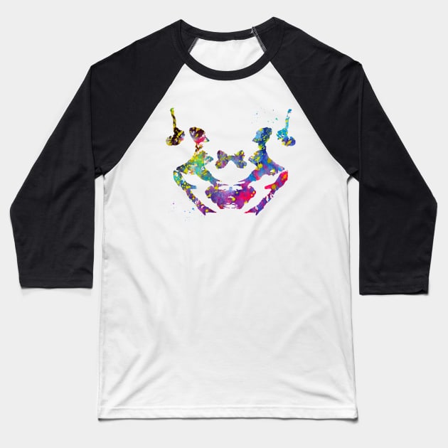 Rorschach inkblot test Baseball T-Shirt by erzebeth